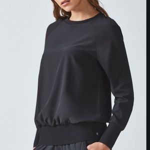 Fabletics Lola long sleeve cutout pullover, NEW XL